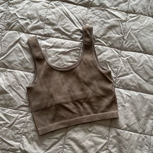 Forever 21 Bralette taupe cropped tank